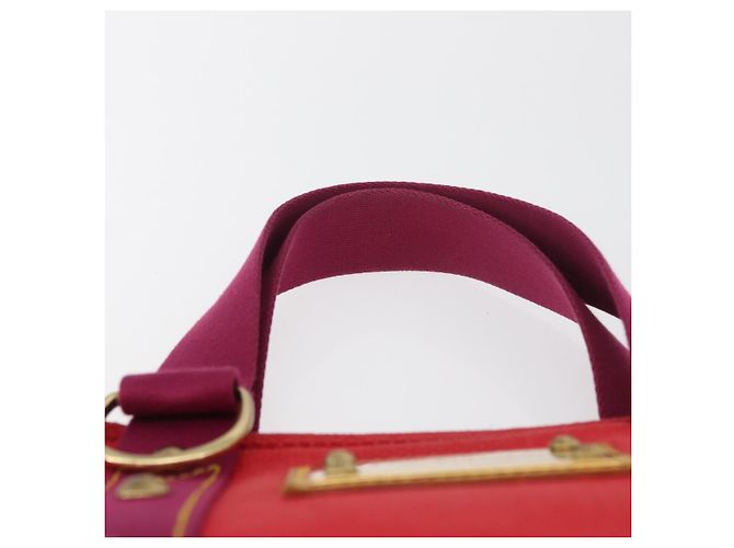 LOUIS VUITTON Antigua Cabas PM Tote Bag Canvas Rouge M40037 LV Auth bs34988 Rosso - vista 8