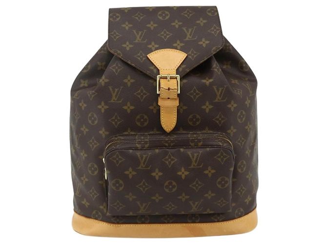 Zaino LOUIS VUITTON Monogram Montsouris GM M51135 LV Auth 177973 Monogramma - vista 13