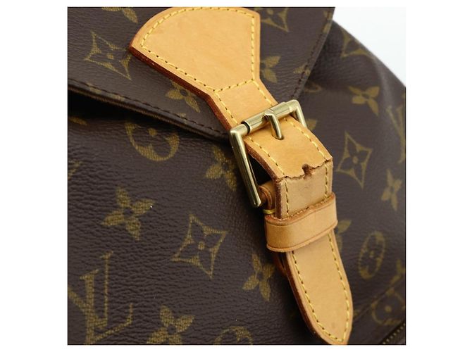 Zaino LOUIS VUITTON Monogram Montsouris GM M51135 LV Auth 177973 Monogramma - vista 18