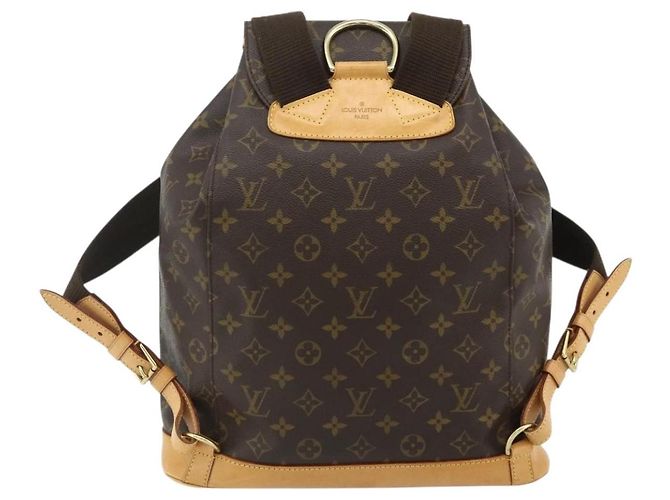 Zaino LOUIS VUITTON Monogram Montsouris GM M51135 LV Auth 177973 Monogramma - vista 2