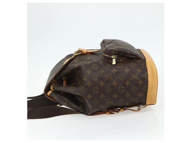 Zaino LOUIS VUITTON Monogram Montsouris GM M51135 LV Auth 177973 Monogramma - vista 3