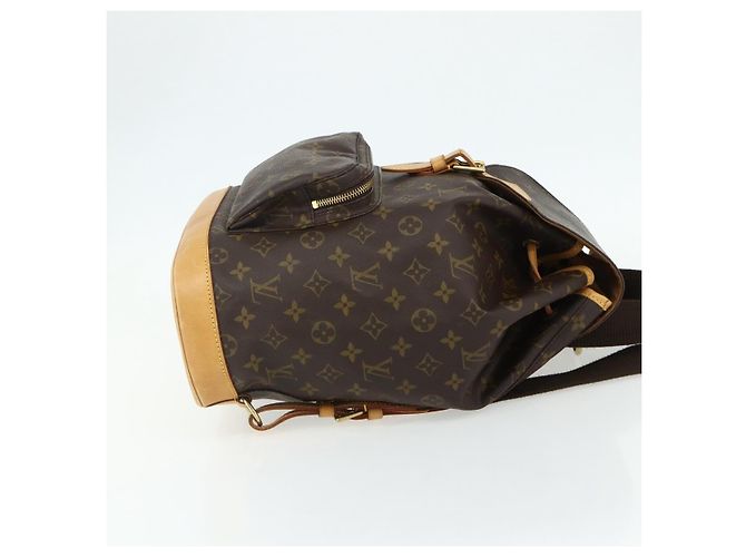 Zaino LOUIS VUITTON Monogram Montsouris GM M51135 LV Auth 177973 Monogramma - vista 4