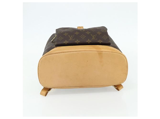 Zaino LOUIS VUITTON Monogram Montsouris GM M51135 LV Auth 177973 Monogramma - vista 5