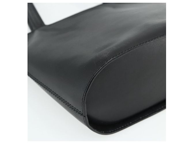 Céline Borsa CELINE in pelle nera argento Auth 178117A Nero - vista 16