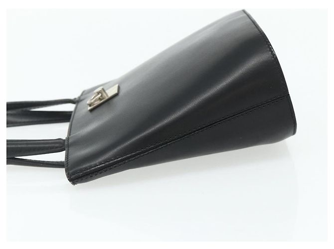 Céline Borsa CELINE in pelle nera argento Auth 178117A Nero - vista 3