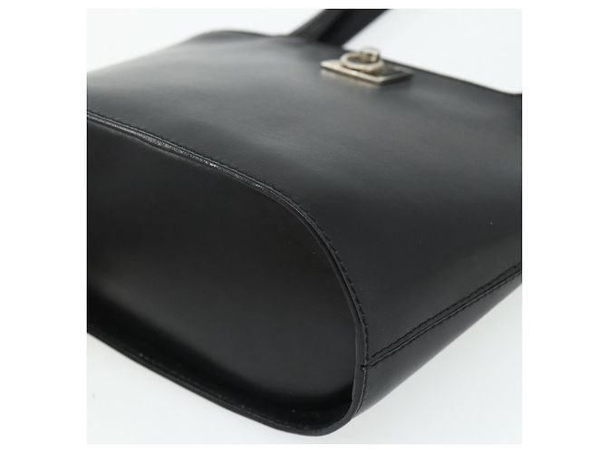 Céline Borsa CELINE in pelle nera argento Auth 178117A Nero - vista 9