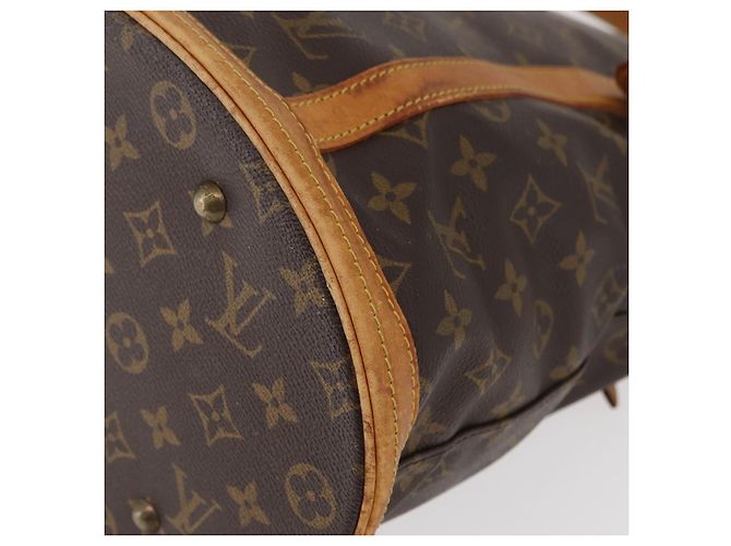 LOUIS VUITTON Borsa a Spalla Monogram Bucket GM M42236 LV Auth bs35048 Monogramma - vista 14