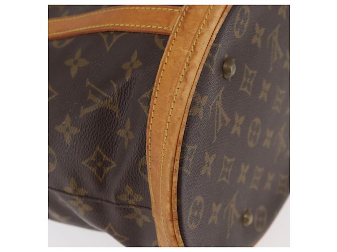 LOUIS VUITTON Borsa a Spalla Monogram Bucket GM M42236 LV Auth bs35048 Monogramma - vista 15