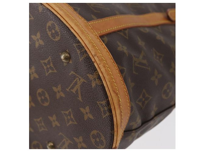LOUIS VUITTON Borsa a Spalla Monogram Bucket GM M42236 LV Auth bs35048 Monogramma - vista 16