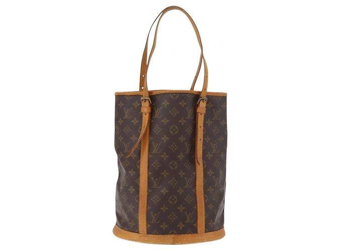 LOUIS VUITTON Borsa a Spalla Monogram Bucket GM M42236 LV Auth bs35048 Monogramma - vista 2