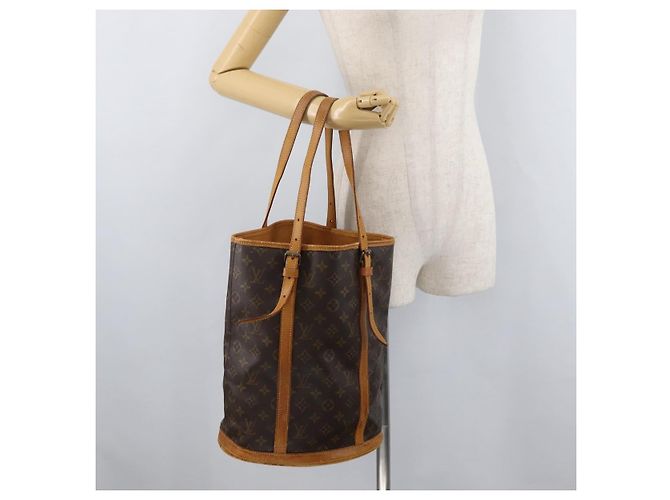 LOUIS VUITTON Borsa a Spalla Monogram Bucket GM M42236 LV Auth bs35048 Monogramma - vista 22