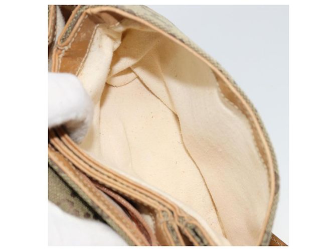 Sac à bandoulière GUCCI GG Canvas Beige Or 007 3444 0207 Auth 177887 Doré - vue 23