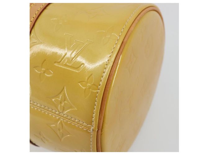 LOUIS VUITTON Monogram Vernis Bedford Hand Bag Beige M91006 LV Auth 177020 - view 14