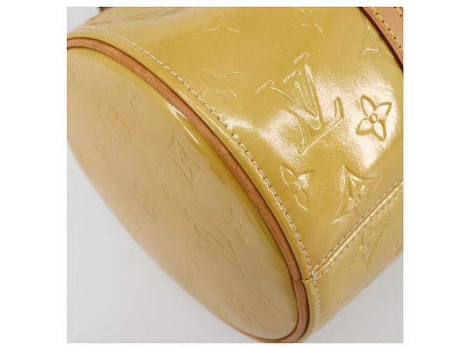 LOUIS VUITTON Monogram Vernis Bedford Hand Bag Beige M91006 LV Auth 177020 - view 17