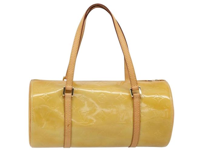 LOUIS VUITTON Monogram Vernis Bedford Hand Bag Beige M91006 LV Auth 177020 - view 2
