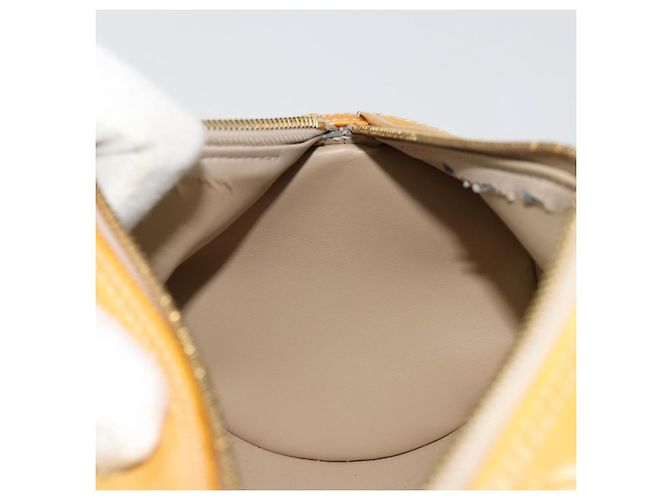 LOUIS VUITTON Monogram Vernis Bedford Hand Bag Beige M91006 LV Auth 177020 - view 20