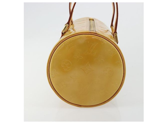 LOUIS VUITTON Monogram Vernis Bedford Hand Bag Beige M91006 LV Auth 177020 - view 4