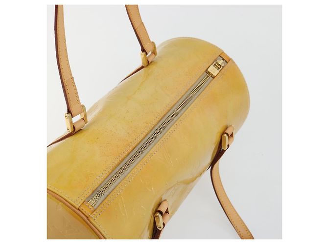 LOUIS VUITTON Monogram Vernis Bedford Hand Bag Beige M91006 LV Auth 177020 - view 6
