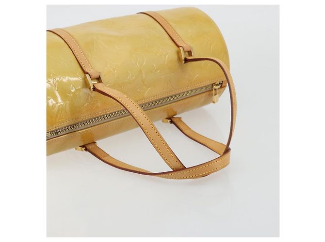 LOUIS VUITTON Monogram Vernis Bedford Hand Bag Beige M91006 LV Auth 177020 - view 7