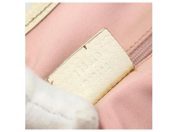 Borsa Tote GUCCI GG Canvas Rosa Argento 145810 Auth fm5322 - vista 12