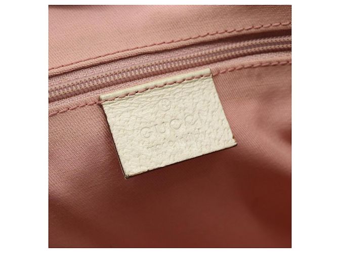 Borsa Tote GUCCI GG Canvas Rosa Argento 145810 Auth fm5322 - vista 17