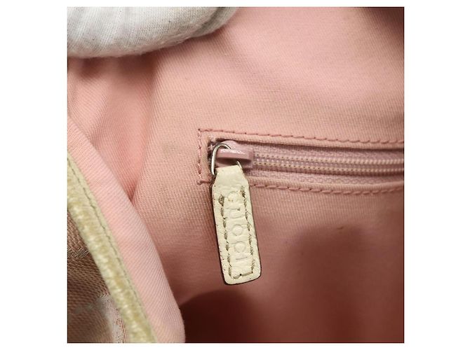 Borsa Tote GUCCI GG Canvas Rosa Argento 145810 Auth fm5322 - vista 20