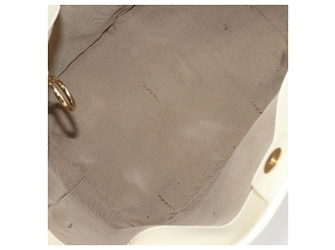Borsa FENDI in pelle vernice Avorio Oro Auth BA12442A D'oro Crudo - vista 11