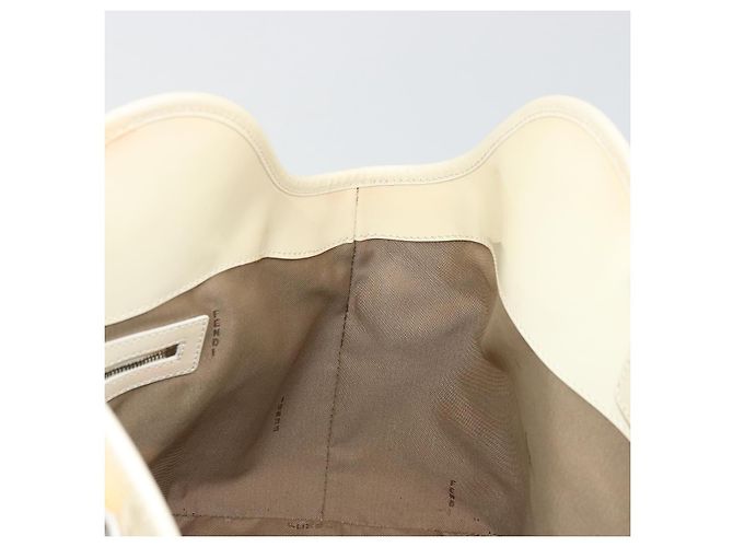 Borsa FENDI in pelle vernice Avorio Oro Auth BA12442A D'oro Crudo - vista 19