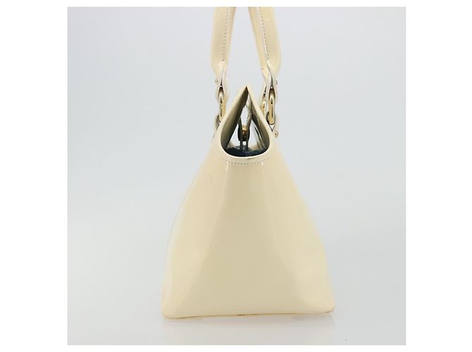 Borsa FENDI in pelle vernice Avorio Oro Auth BA12442A D'oro Crudo - vista 3