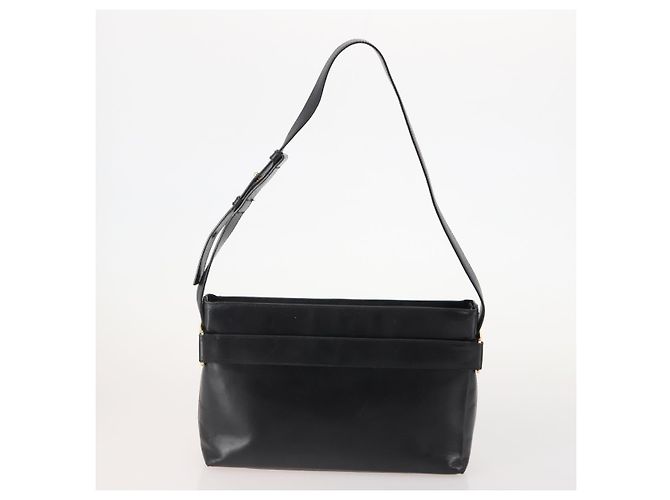 Borsa a Spalla Salvatore Ferragamo Pelle 2 Set Black Auth BA12347 Nero - vista 2