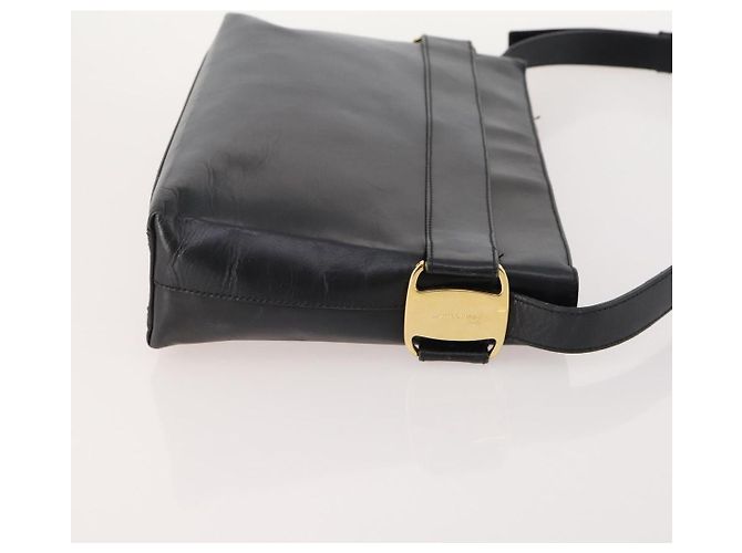 Borsa a Spalla Salvatore Ferragamo Pelle 2 Set Black Auth BA12347 Nero - vista 4