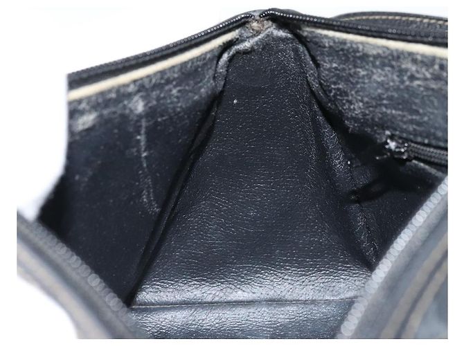 Borsa a Spalla GUCCI GG Supreme PVC Nero Oro 156 02 086 Auth 177471 D'oro - vista 20