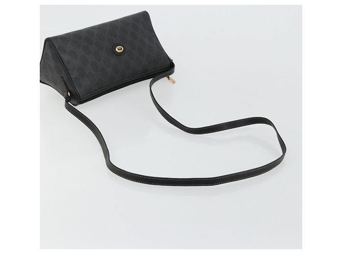 Borsa a Spalla GUCCI GG Supreme PVC Nero Oro 156 02 086 Auth 177471 D'oro - vista 7