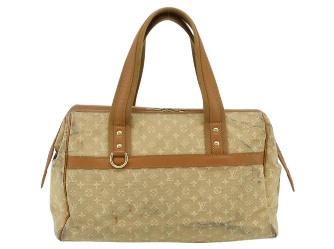 Borsa LOUIS VUITTON Monogram Mini Josephine GM Beige M92310 LV Auth 179024 - vista 2