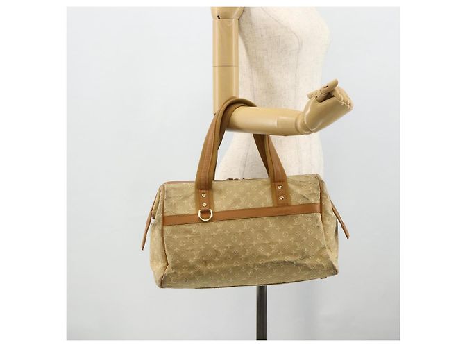 Borsa LOUIS VUITTON Monogram Mini Josephine GM Beige M92310 LV Auth 179024 - vista 22