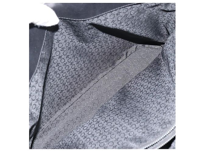 Céline Borsa Tote CELINE C Macadam Canvas Nera Argento Auth kk672 Nero - vista 21