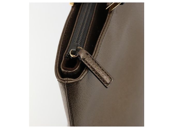 Borsa a Mano GUCCI Bamboo in Pelle Bronzo Oro 002 2122 0507 Auth 177512 D'oro - vista 10