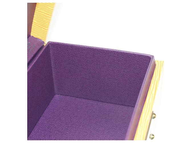 LOUIS VUITTON Epi Boite A Tour Jewelry Box SPO Yellow LV Auth 178614SV Jaune - vue 24