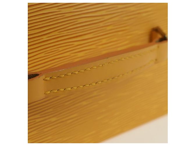 LOUIS VUITTON Epi Boite A Tour Jewelry Box SPO Yellow LV Auth 178614SV Jaune - vue 7