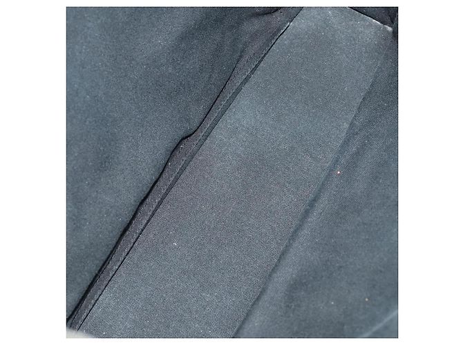 Hermès Borsa Tote HERMES Canvas 4 Set Gray Black Auth ti3899 Marrone Nero - vista 7