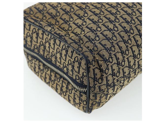 Borsa Christian Dior Trotter Canvas Blu Navy Argento Autentica 178116 - vista 17