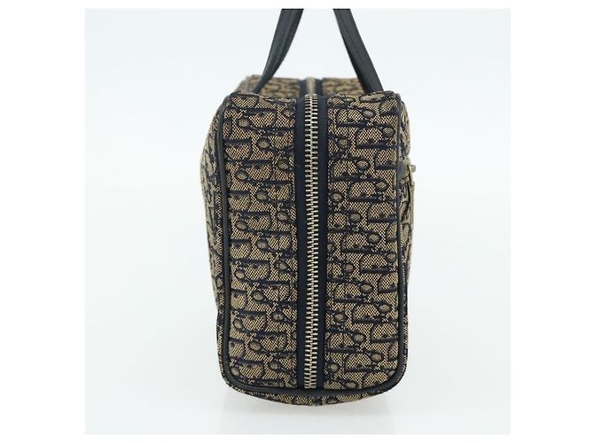 Borsa Christian Dior Trotter Canvas Blu Navy Argento Autentica 178116 - vista 3