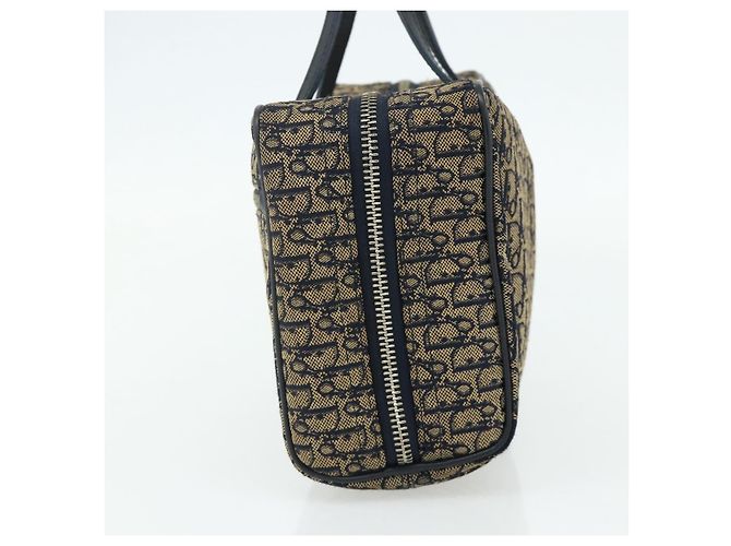Borsa Christian Dior Trotter Canvas Blu Navy Argento Autentica 178116 - vista 4