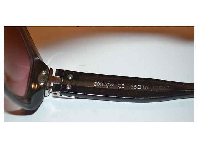 Occhiali da sole glitterati Louis Vuitton Z0070W Marrone - vista 6