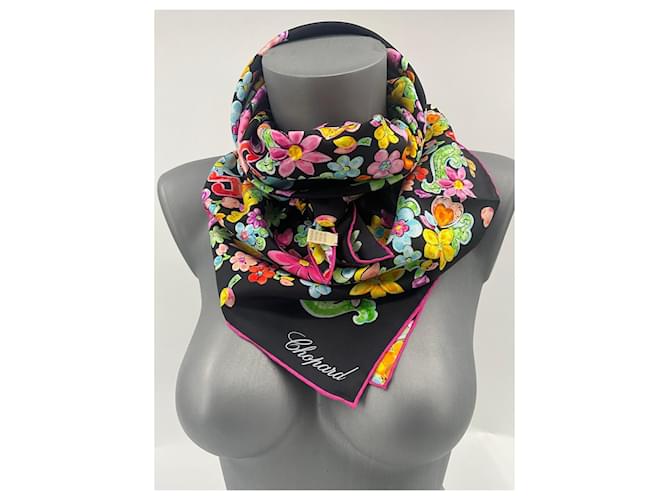 Chopard Foulard in Seta Floreale Multicolore - vista 10