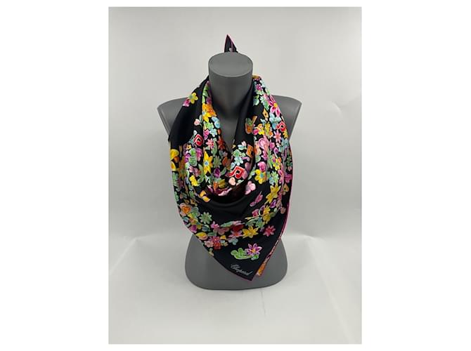 Chopard Foulard in Seta Floreale Multicolore - vista 2