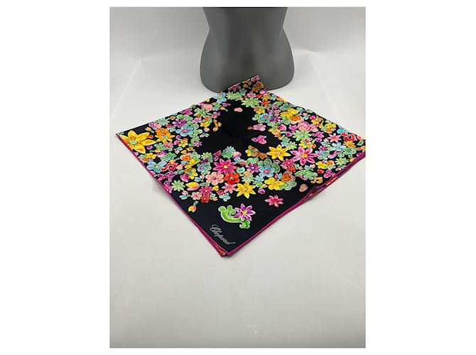 Chopard Foulard in Seta Floreale Multicolore - vista 4