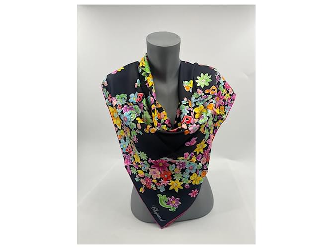 Chopard Foulard in Seta Floreale Multicolore - vista 5