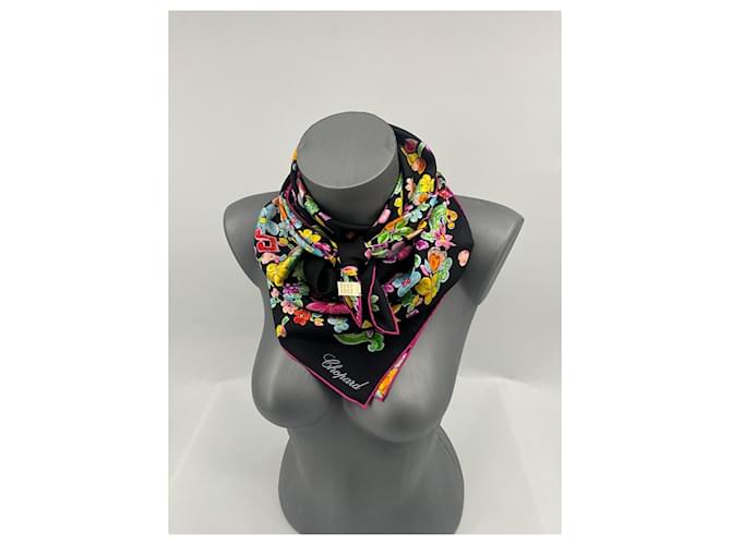Chopard Foulard in Seta Floreale Multicolore - vista 7