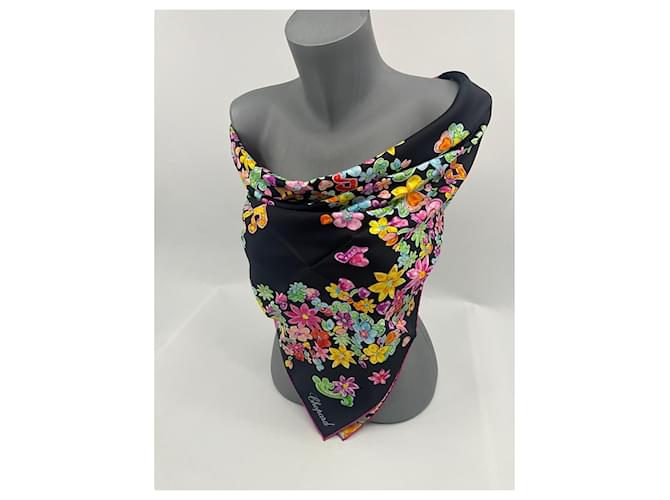 Chopard Foulard in Seta Floreale Multicolore - vista 8